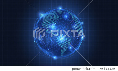 Business concept of Global network connection Business concept of Global network connection 76153386