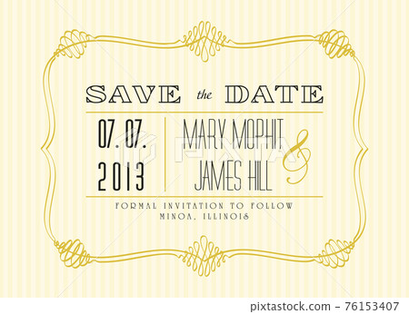 Classic Save the Date Classic Save the Date 76153407