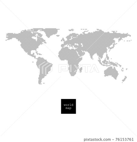 Vector World Map 76153761