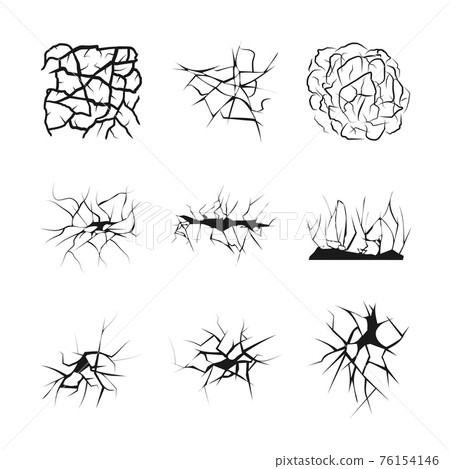 wall or ground cracks set wall or ground cracks set 76154146