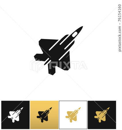 Air force navy airforce military plane or fighter jet icon 76154160