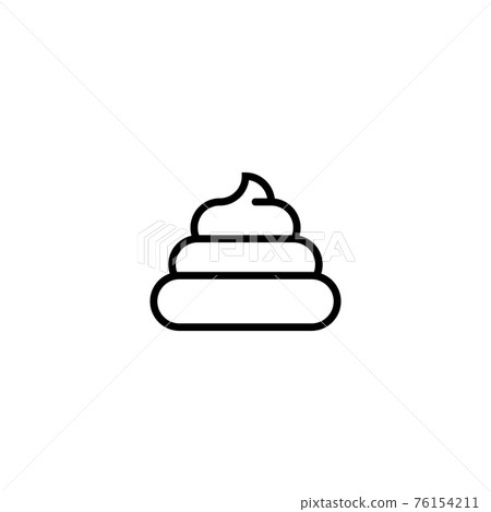 Vector Line Icon Shit. Bunch of Shit 76154211