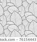 leafs pattern black 76154443