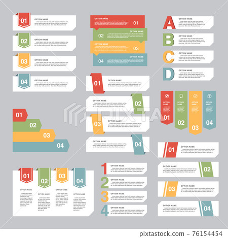 Set of Infographic design Set of Infographic design 76154454