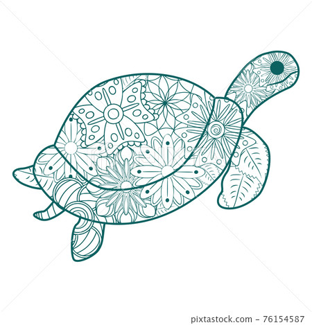 MTG 簡体字イラスト　角海亀/Horned Turtle 絵違い　角亀　MB2 □簡体字イラスト版□《角海亀/Horned Turtle》[POR] 青C | 日本