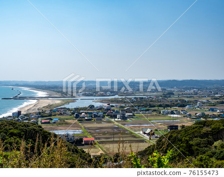 Scenery of Isumi City from Cape Taito 76155473