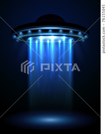 Aliens ufo, interstellar spaceship illustration Aliens ufo, interstellar spaceship illustration 76155845