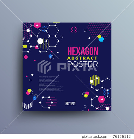 Industrial future technical abstract poster Industrial future technical abstract poster 76156112