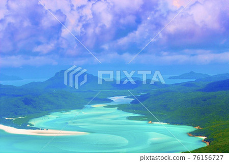 From Hamilton Island, Australia to Whitehaven Beach 76156727