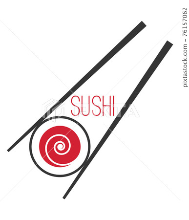 Japanese sushi bar food logo template Japanese sushi bar food logo template 76157062