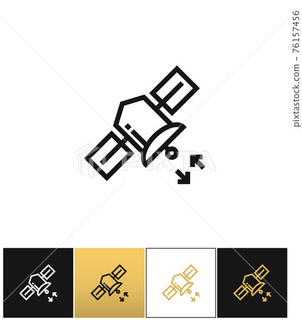 Internet satellite broadcast icon 76157456