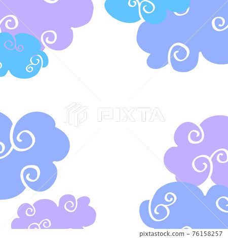 daytime cartoon clouds frame 76158257