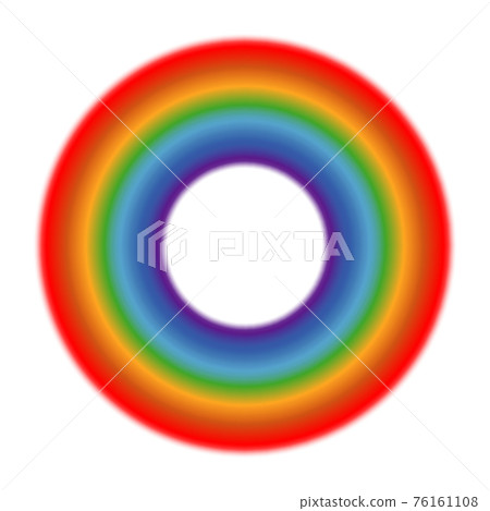 circle rainbow white background circle rainbow white background 76161108