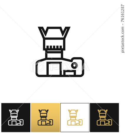 Photo camera or foto icon 76161287