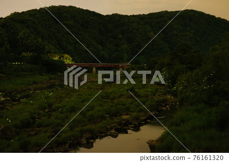 螢火蟲飛翔的風景 螢火蟲飛翔的風景 76161320