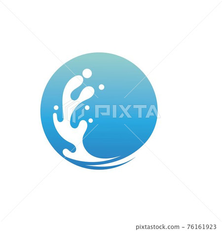 splash water nature logo and symbol vector image 76161923