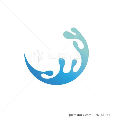 splash water nature logo and symbol vector image splash water nature logo and symbol vector image 76161955