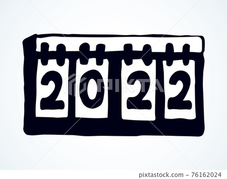Score new year. Vector drawing Score new year. Vector drawing 76162024