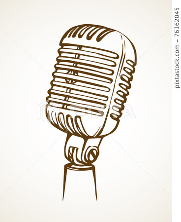 Microphone. Vector drawing Microphone. Vector drawing 76162045