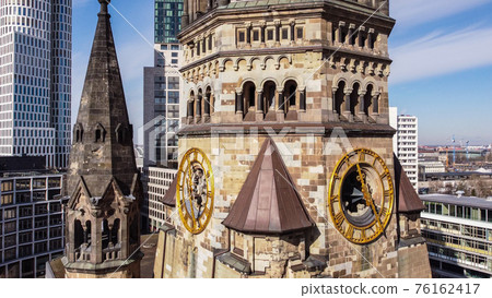 Famous Kaiser Wilhelm Memorial Church in Berlin Famous Kaiser Wilhelm Memorial Church in Berlin 76162417