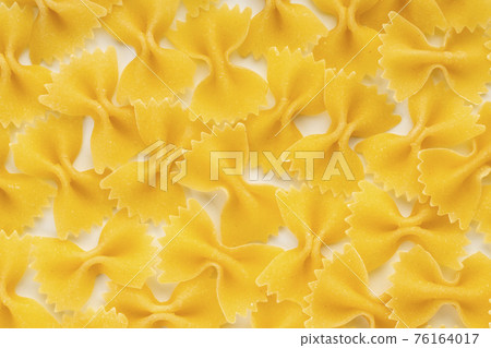 Farfalle pasta Italian ingredients Farfalle pasta Italian ingredients 76164017