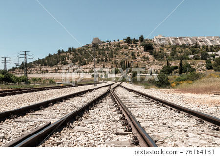 Railway Track Scene in Jerusalem Railway Track Scene in Jerusalem 76164131