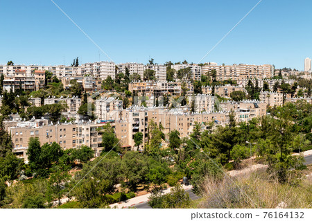 Residential Neighborhood in Jerusalem - Midddle East Residential Neighborhood in Jerusalem - Midddle East 76164132