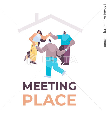 people standing together and holding hands communication meeting place friendship concept people standing together and holding hands communication meeting place friendship concept 76166051