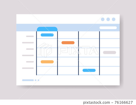 planning schedule online planner organizer calendar with tasks information board organization time management 76166627