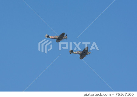 Royal Air Force Spitfire formation flight 76167100