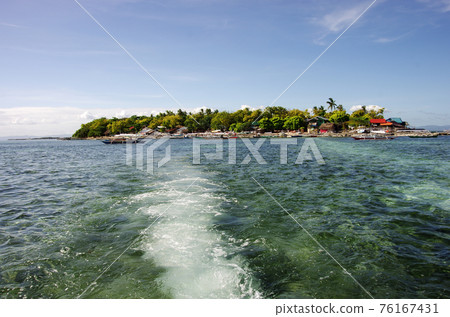 A panoramic view of Caohagan Island in Cebu 76167431