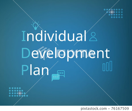 individual development plan (IDP) sign to help... - Stock Illustration ...