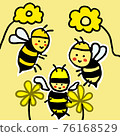 Happy bees 76168529