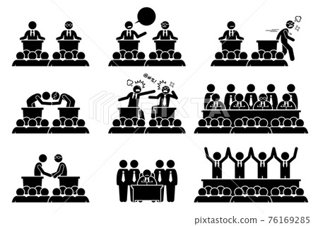 Politicians, president or prime ministers debating, fighting and agreeing on national and international issues. Country leader signing agreement, contracts, pacts and memorandum of understanding. Politicians, president or prime ministers debating, fighting and agreeing on national and international issues. Country leader signing agreement, contracts, pacts and memorandum of understanding. 76169285