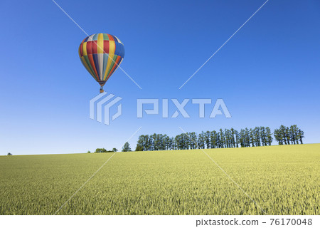 A hill town - Biei scenery in Biei 76170048