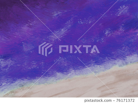 Background material Watercolor Night sea Sandy beach Late night Sea waves Moonlight Lake Background material Watercolor Night sea Sandy beach Late night Sea waves Moonlight Lake 76171372
