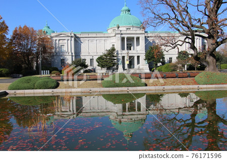 The height of Meiji palace architecture Tokyo National Museum Hyokeikan 76171596