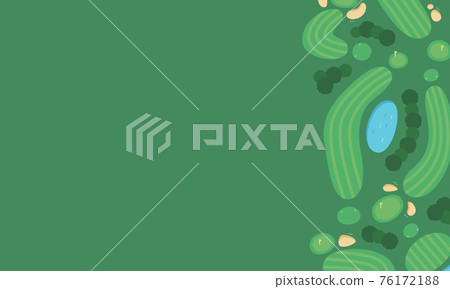 Illustration of a golf course seen from the sky. Background material with copy space. Illustration of a golf course seen from the sky. Background material with copy space. 76172188