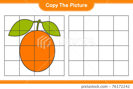 Copy the picture, copy the picture of Ximenia using grid lines. Educational children game, printable worksheet, vector illustration Copy the picture, copy the picture of Ximenia using grid lines. Educational children game, printable worksheet, vector illustration 76172242