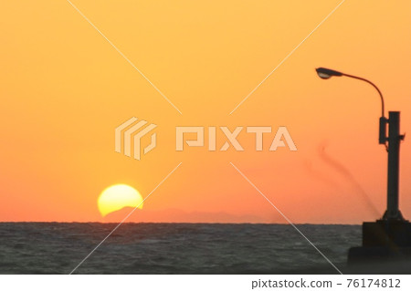 夕陽 夕陽 76174812