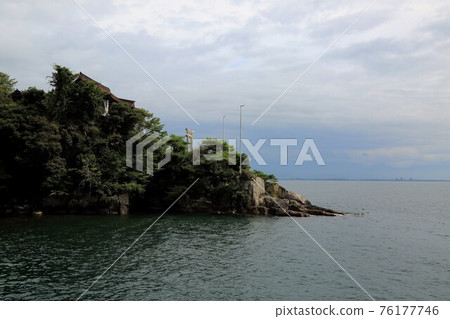 滋賀：琵琶湖：竹生島34（滋賀縣長濱市）散步 76177746