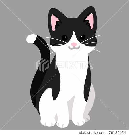 Illustration of a simple and cute Hachiware cat... - Stock Illustration  [76180454] - PIXTA