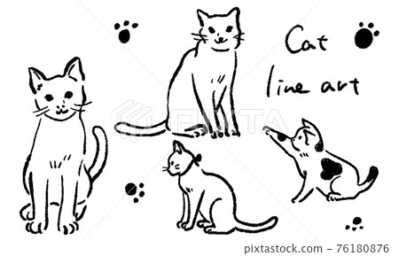 cat, pussy, vector 76180876