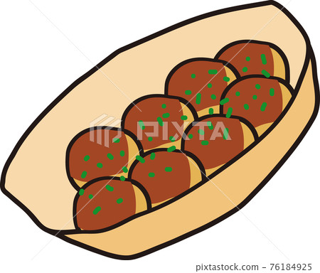 Takoyaki illustration Takoyaki illustration 76184925