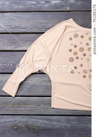 Stylish woman clothes sleeve. 76186378