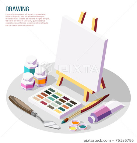 Hobby Crafts Isometric Composition 76186796