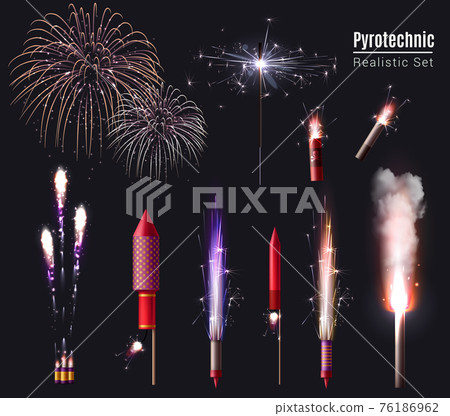 Pyrotechnic Sparkler Lights Collection 76186962