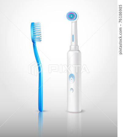 Realistic Toothbrushes Set 76186985