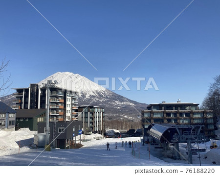 二世谷滑雪場 羊蹄山雪妝 76188220