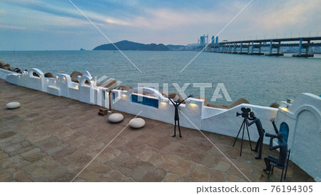 Scenery of suyeong bay bachting center, Busan, South Korea, Asia Scenery of suyeong bay bachting center, Busan, South Korea, Asia 76194305